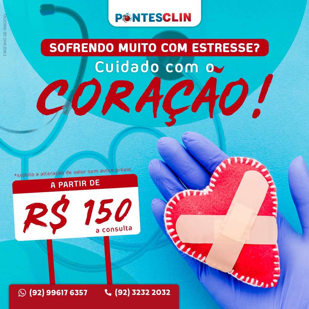 Sofrendo muito com o estresse? Cuidado com o coração!