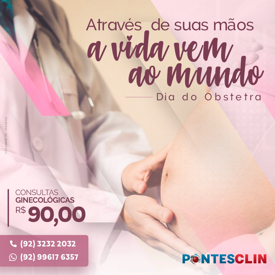 Através das suas mãos a vida vem ao mundo