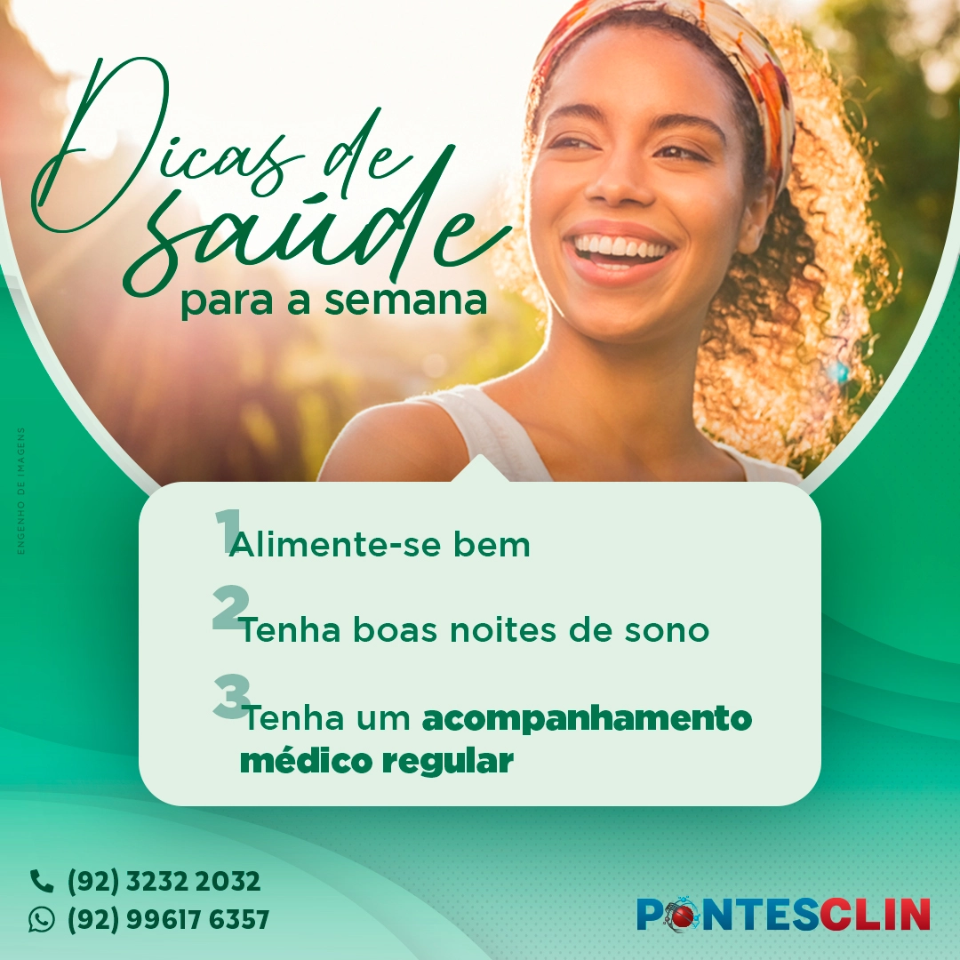 Dicas de saúde para a semana