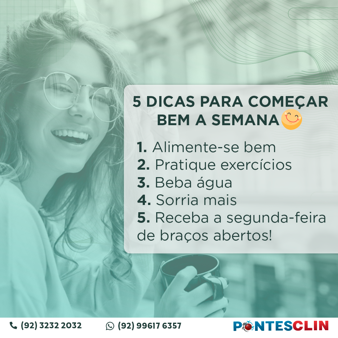 5 dicas para começar bem a semana