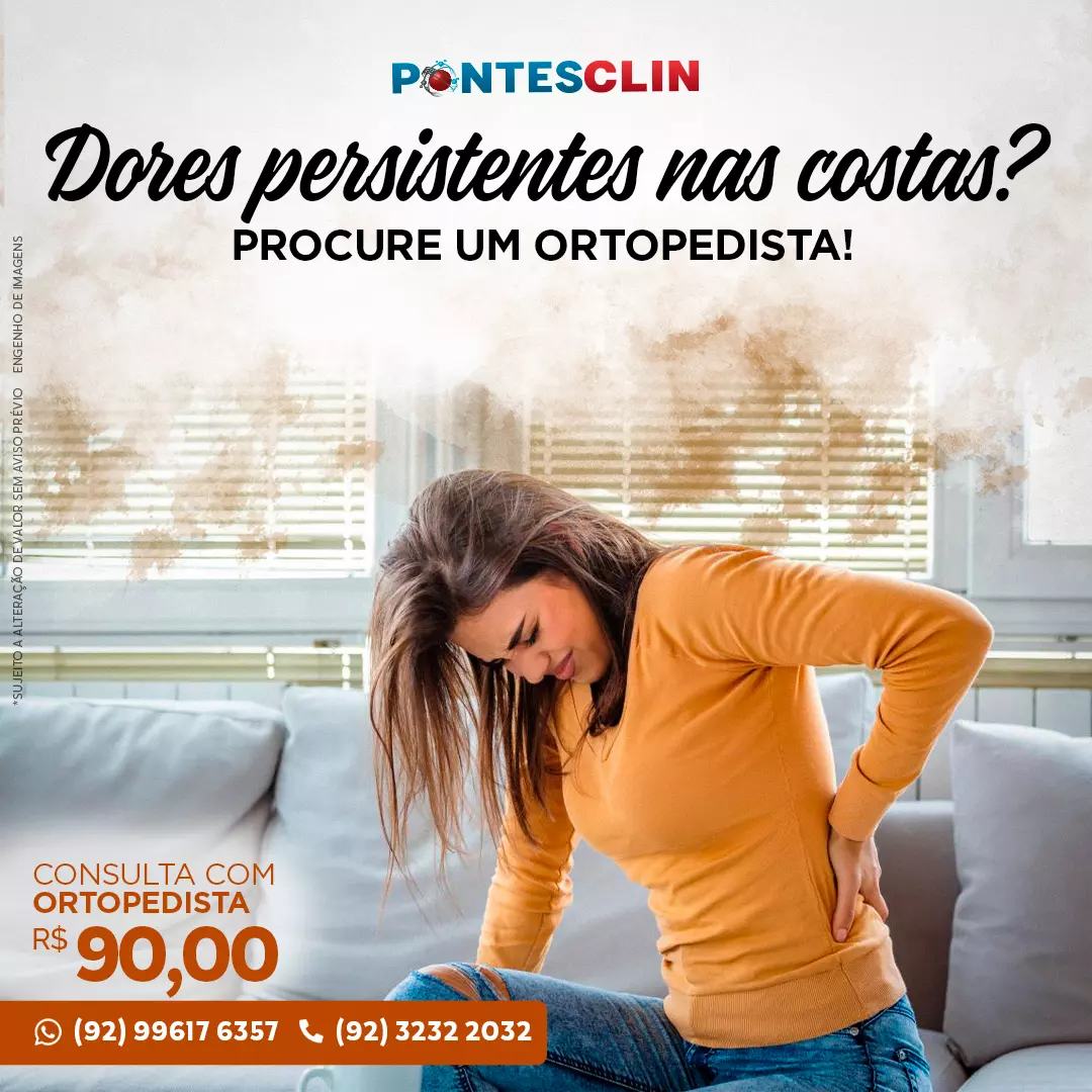 Dores persistentes nas costas? Procure um ortopedista