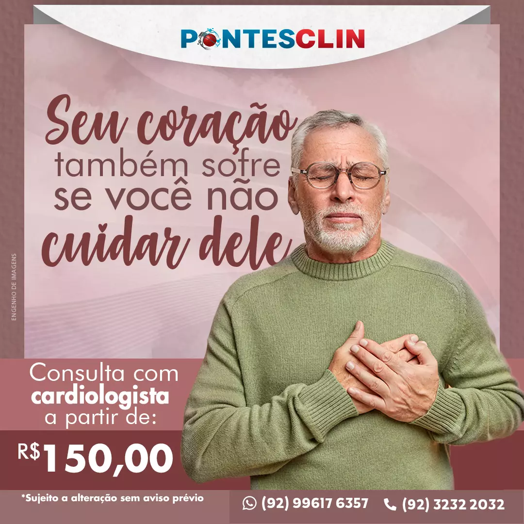 Seu coração também sofre se você não cuidar dele