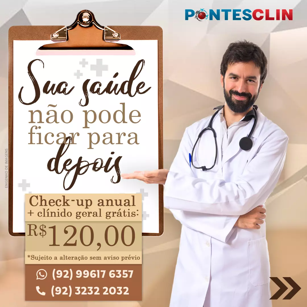 Sua saúde não pode ficar para depois