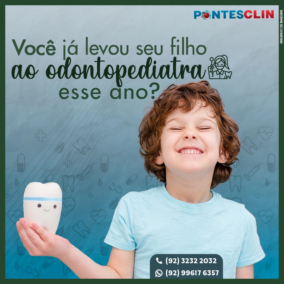 Você já levou seu filho ao odontopediatra esse ano?