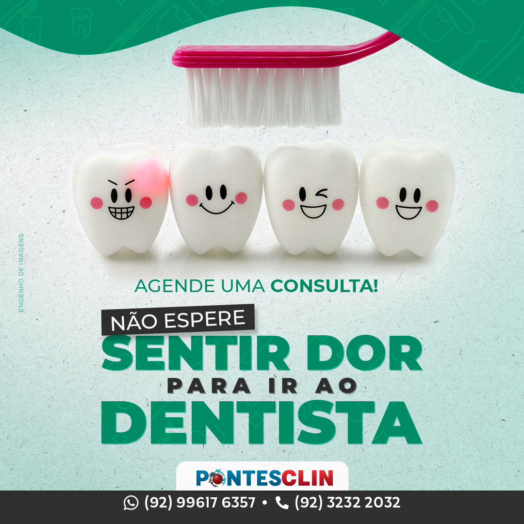 Não espere sentir dor para ir ao dentista
