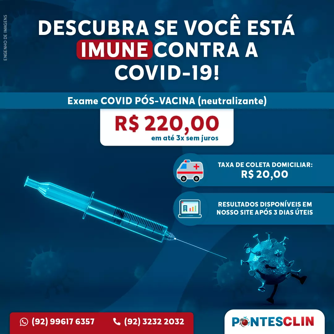 Descubra se você está imune contra a Covid-19!